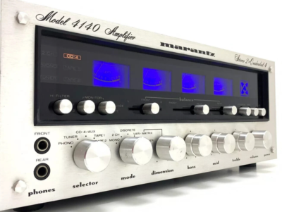 MARANTZ 4140 RARE Stereo Quadradial Amplifier 140 WRMS Vintage