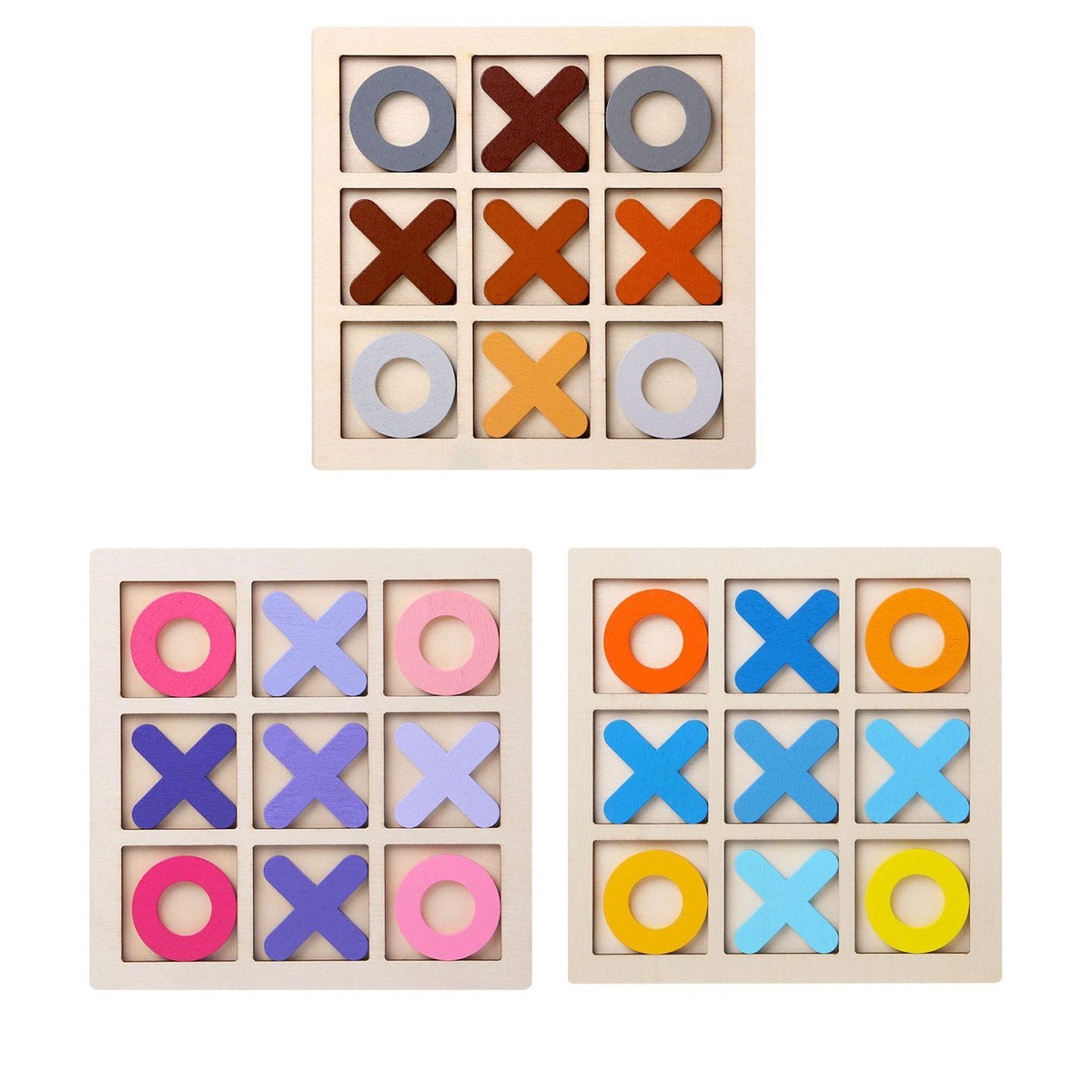 Schach Tic Tac Toe Bolt Spiel, Tragbare Puzzle-Konsole For