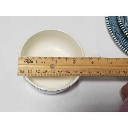 Courier and Ives Jeanette Royal China Dish Set Cup Plate Cereal Bowl Vintage - Picture 9 of 9