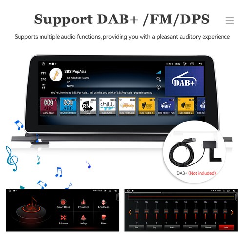 For BMW 5 Series GT F07 12.3'' 8+128G Car Stereo Carplay GPS Sat Navi Android 14 - Picture 18 of 22