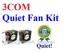 LOT 2x quiet fans for 3COM BASELINE Switch 28...