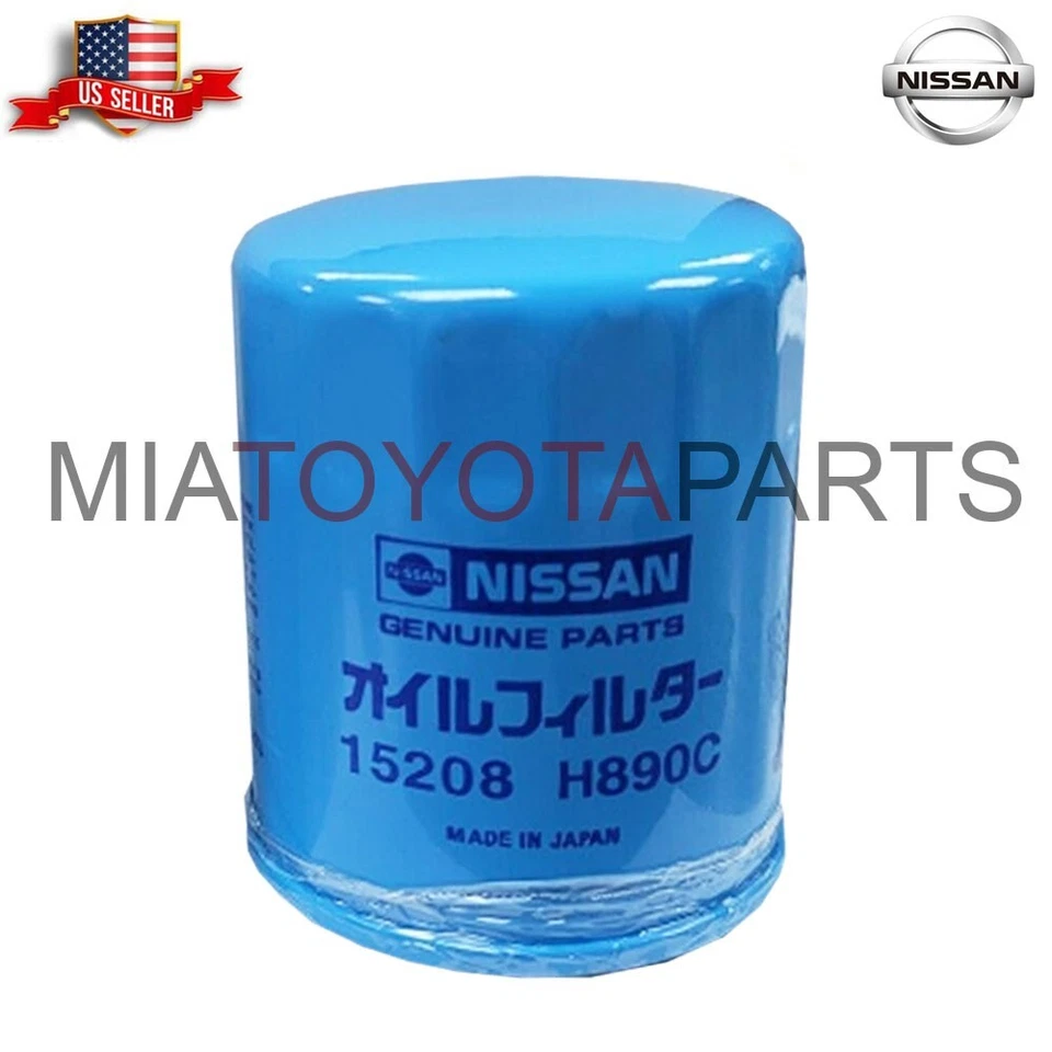 Filtro de aceite OEM Nissan 15208-H890C Skyline R32 R33 R34 240SX 300ZX Fairlady Z Z32 Foto 4 de 4
