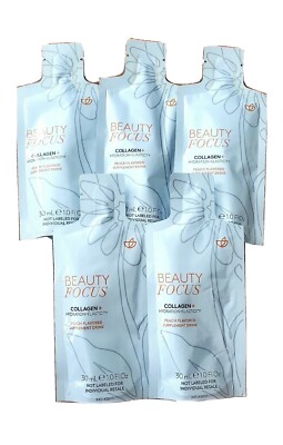 Beauty Focus Liquid Collagen + NuSkin 5 Pack Samples! Peach Beauty Focus Liquid Collagen + NuSkin 5 Pack Samples! Peach