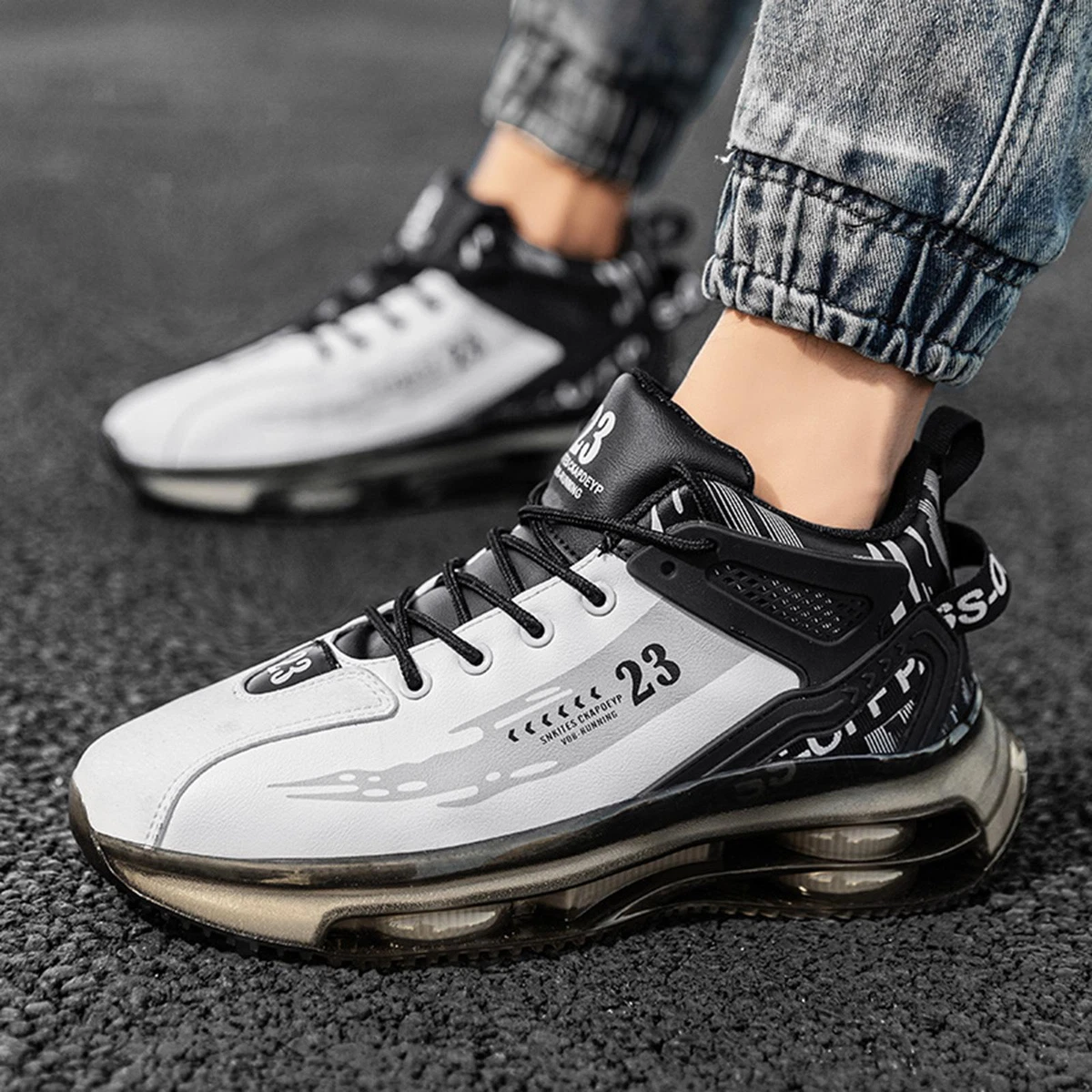 Sports running shoes for men clearance