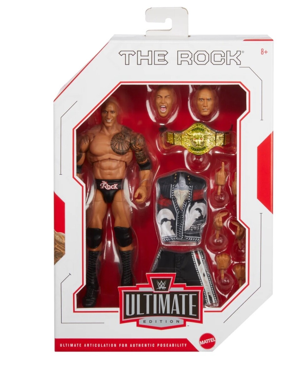 WWE THE ROCK FINAL BOSS MATTEL ULTIMATE EDITION SERIES 25