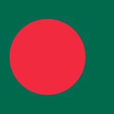 Bangladesch Fahne Flagge Hissflagge Nationalfahne mit &Ouml;sen ca 150x90 cm