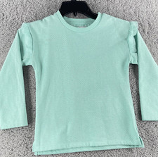 Epic Threads Sweater Girl Size 6X Mint Green Ruffles Rhinestones Slim Every Day