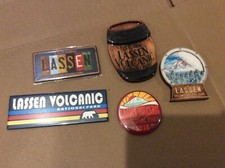 Lot of 5 Lassen Volcanic National Park Decorative Magnets