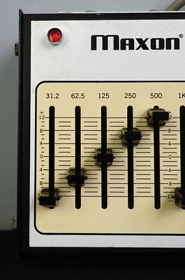 Maxon GE-100 グラフィックイコライザー Maxon GE-100 Graphic Equalizer EQ - Made in Japan - Original