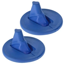 2 Paint Can Lid Covers with Pouring Spouts for 1-Gallon Containers Prevent Spill