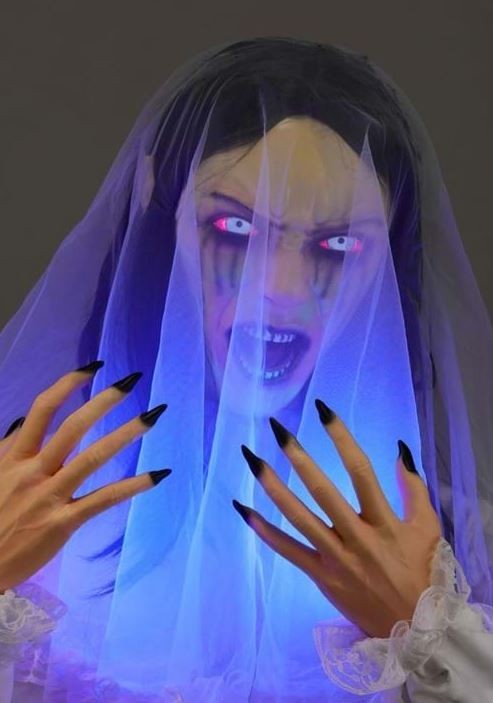 5.5 FT TEKKY ANIMATED MARY THE HAPPILY EVER AFTER HALLOWEEN PROP ANIMATRONIC