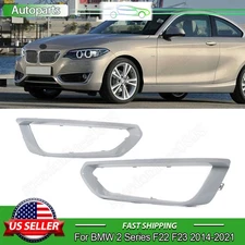 For 2014-2021 BMW 2 Series F22 F23 Left & Right Air Inlet Trim Fog Lamp Frame