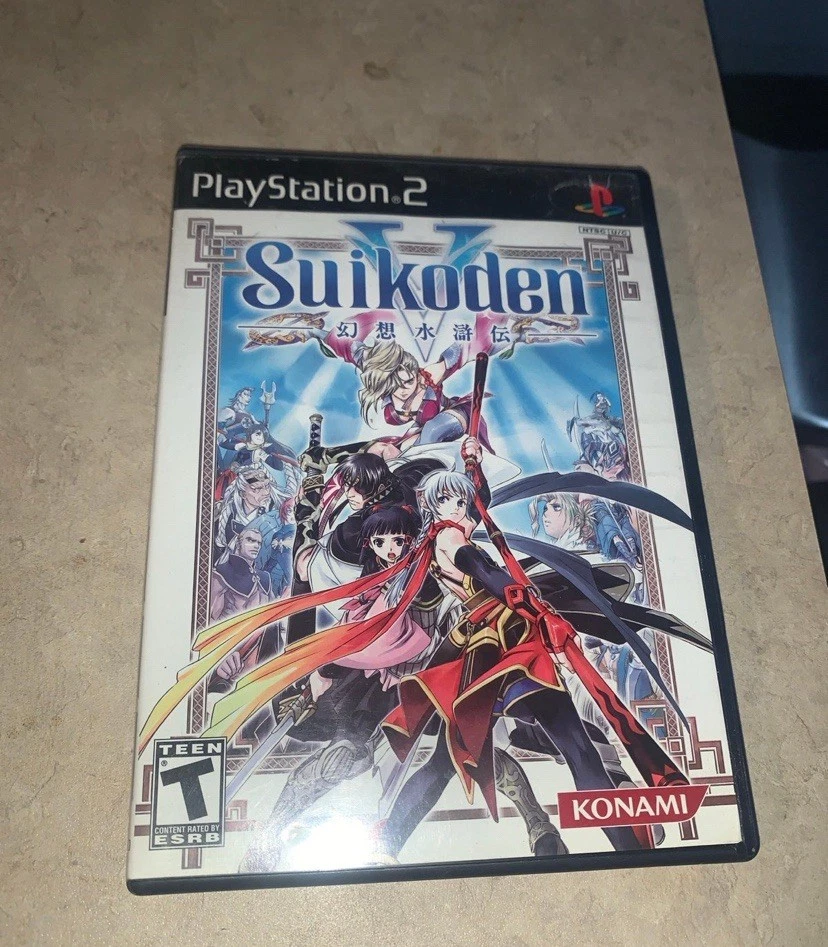 Jeu PS2 Suikoden V - Version Japonaise (JAP) - Bon état Avec Boîtier Et Manuel - Jeu De Rôle Konami 2005