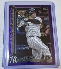 2025 Topps Series 1 - Base - Anthony Rizzo (Purple Holofoil) (18/250)