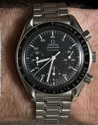 OMEGA Speedmaster schwarzes Zifferblatt Herrenuhr - 3510.50.00