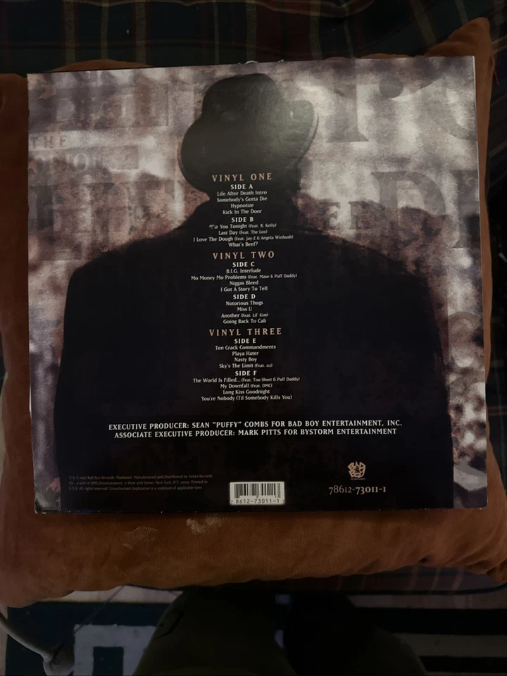 The Notorious B.I.G. Life After Death (1997) 1st Ed. 3LP Vinyl 78612-73011-1 NM - Image 2 of 4