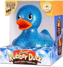 Giant Rubber Duck 10.5" Blue Jeep Ducking Bath Toys Duckies w/ Giftbox