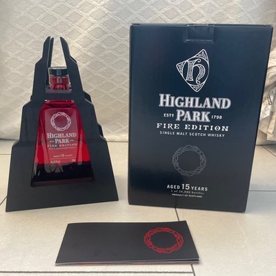 Highland Park Fire Edition Whisky 15 Jahre - limitiert - 45,2 % Vol. Neu in OVP