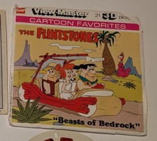 The Flintstones - Beasts Of Bedrock - View-Master 3 Reel Set - 1980.