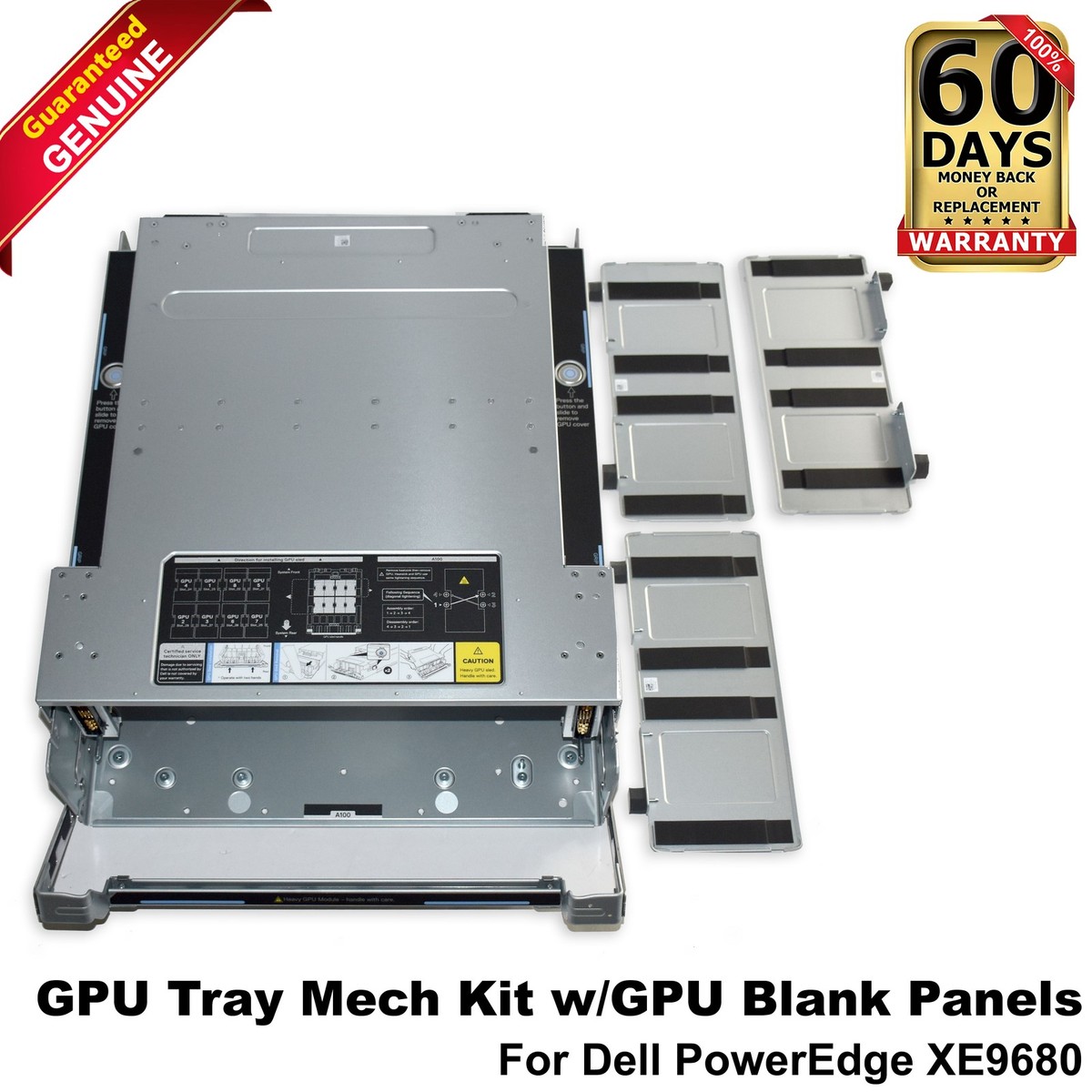 sm_tsk169ページ Dell PowerEdge XE9680 A100 SXM Heavy GPU Tray Mech Kit w/ GPU