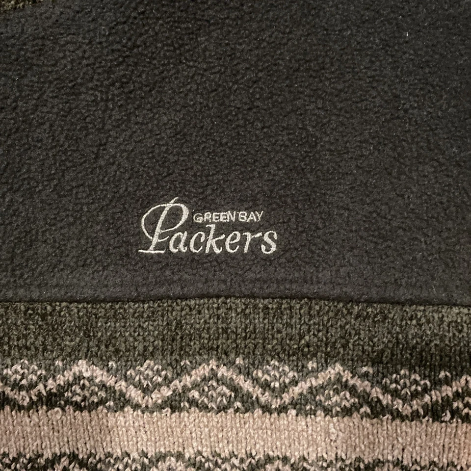 Vintage Green Bay Packers Cuello Redondo Talla - ¡Mediano extra retro! Foto 4 de 4