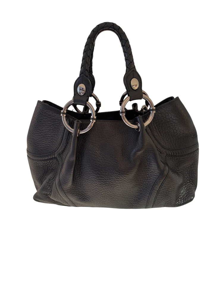 Kenneth Cole, New York, Beautiful Black Leather Hobo Shoulder Bag￼ - Image 3 of 4