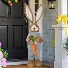 2.7FT Large Easter Bunny Decor   Outdoor Easter Decorations for Porch  Home, St