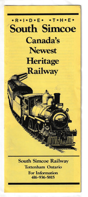 SOUTH SIMCOE RAILWAY (Ontario, CA.)    Ausgabe 1993 ( postfrisch )
