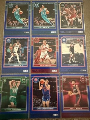 2024 2025 Panini Donruss NBA Hoops (Blue Border)  Complete Your Set!  