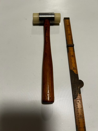 Used Unbranded Two Head Plastic Head Mallet in Excellent Condition