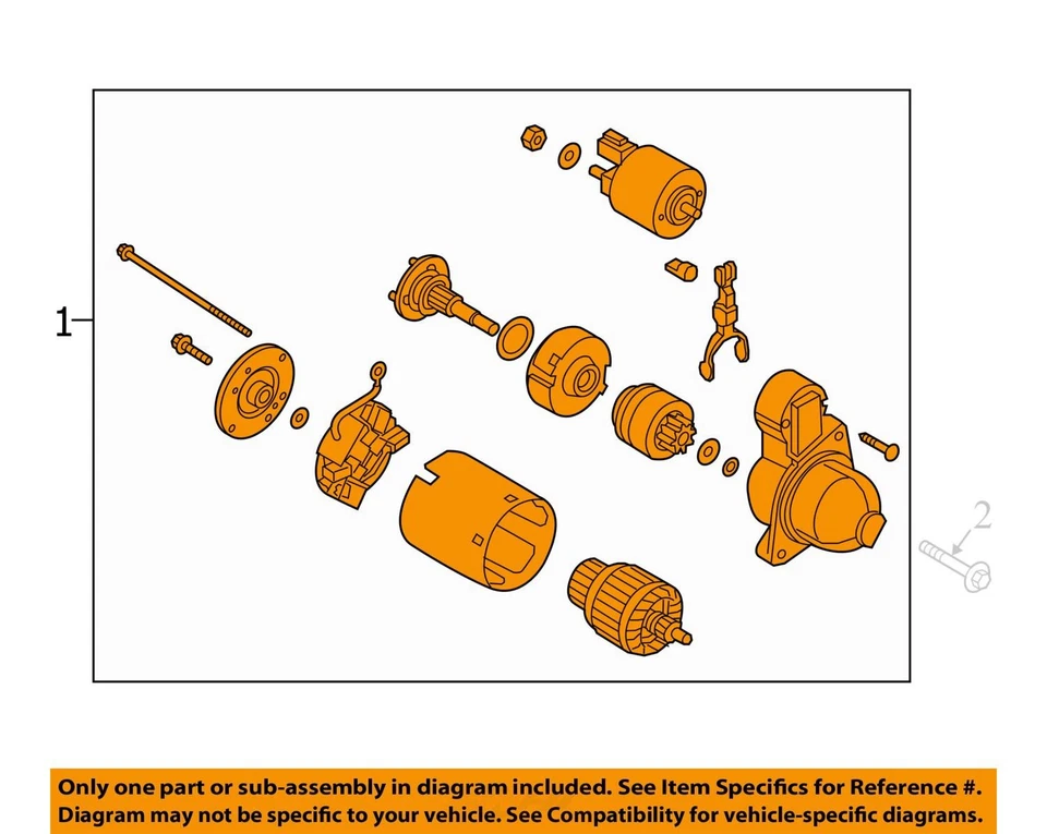 Kia Optima 2016-2018 motor de arranque de coche solenoide fabricante original VEB57 Foto 3 de 4