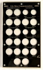 Capital Plastic 8" x 14" 22 Coin Holder US Silver Commemorative Coins 2001-2005