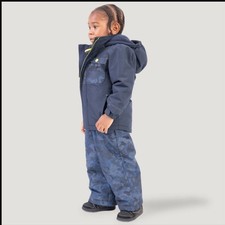 Free Country Boarder Jacket  Bib Pant Set, Toddler Boy's Size 2T - Navy