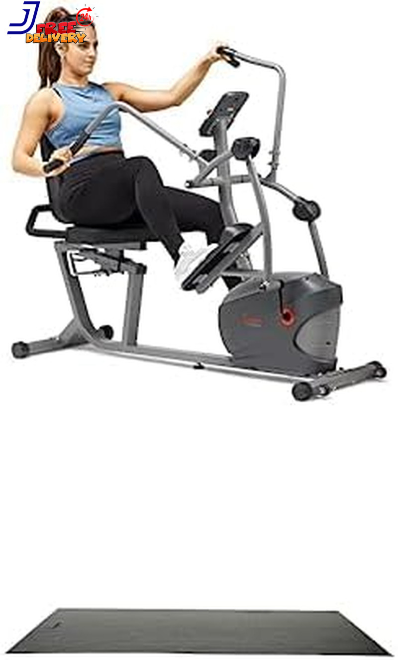 Performance Recumbent Cross Trainer & Elliptical Bike w Dual Motion Arm Exercise