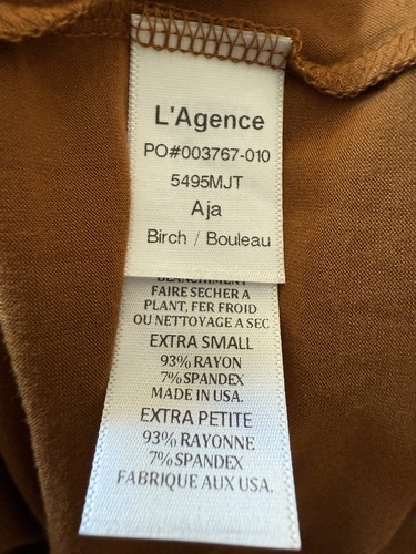 L’Agence Aja Birch Long Sleeve Turtleneck XS - Picture 4 of 5