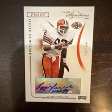 2004 Playoff Prime Signatures Bronze Proof Ozzie Newsome Browns Autograph /82