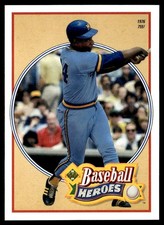 1991 Upper Deck Baseball Heroes Hank Aaron Milwaukee Braves #25