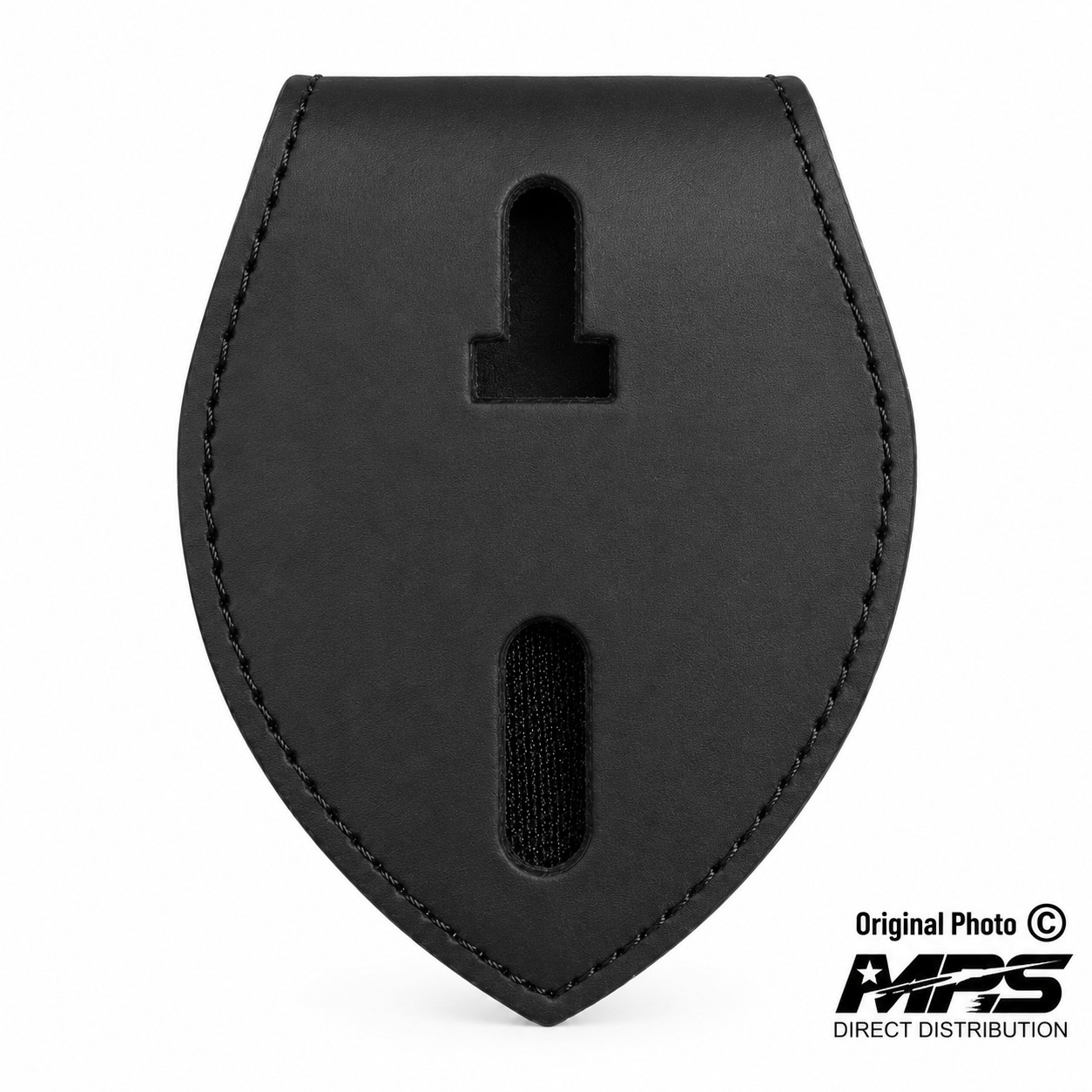 Perfect Fit Universal Leather Teardrop Badge Holder Belt Clip – Made in USA