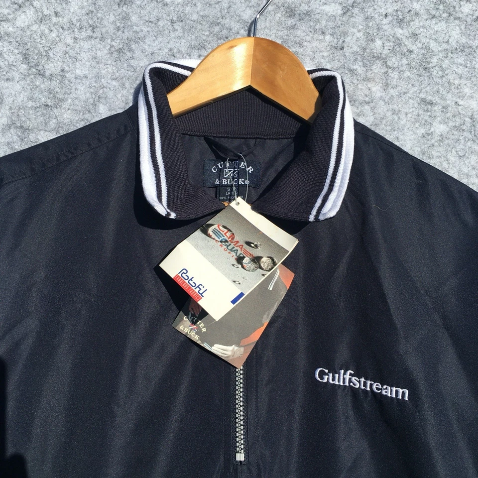 Cutter & Buck Womens Jacket Size S Navy Blue Half Zip Golf Windbreaker Outdoor - Image 3 of 4