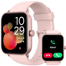 Reloj Inteligente Mujer con Alexa, 1.8" smartwatch Deportivo con 100 Deportes,