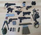 ty6.~ Vintage GI Joe Gun Accessories Lot Weapons Military Missiles Grenades ~