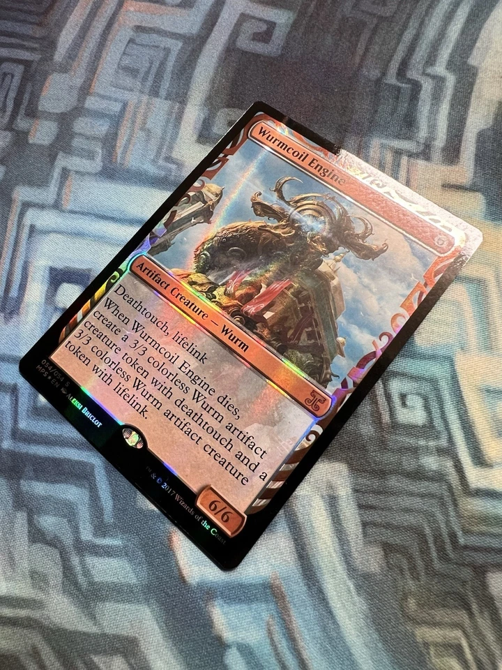 Foil Wurmcoil Engine EX+/NM- Masterpiece Series: Kaladesh Inventions - Image 4 of 4