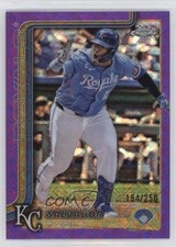 2025 Topps Chrome Logofractor Edition Purple Refractor /250 Salvador Perez tw0