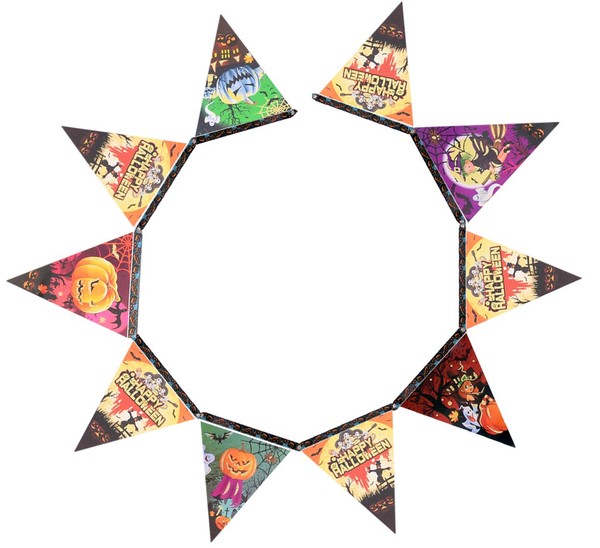"Halloween Papier Girlande \"Halloween\" (215 X 25Cm) Deko Dekoration"-image