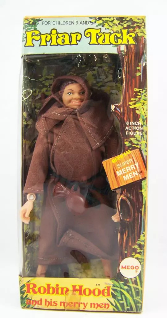 Frère Tuck Robin des Bois Mego figurine vintage souvenir d'enfance