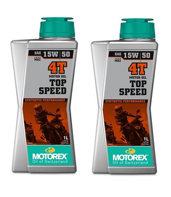 Motorex Top Speed 4T 15W-50 2x 1L Motoröl 15W50