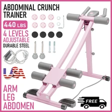 Abdominal Exercise Machine Ab Cruncher Trainer Body Shaper Gym Equipment Trainer
