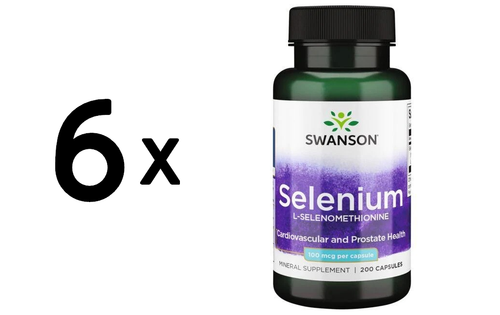 Complément Sélénium Swanson L-Selenomethionine 100mcg - 200 Gélules - Bien-être