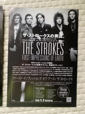 The STROKES 2006 Japan flyer mini-poster FIRST IMPRESSIONS of
