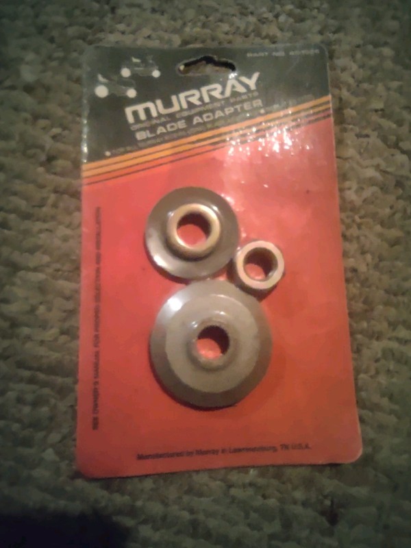 Lawnmower Parts - Murray Blade Adapter New In Wrapper
